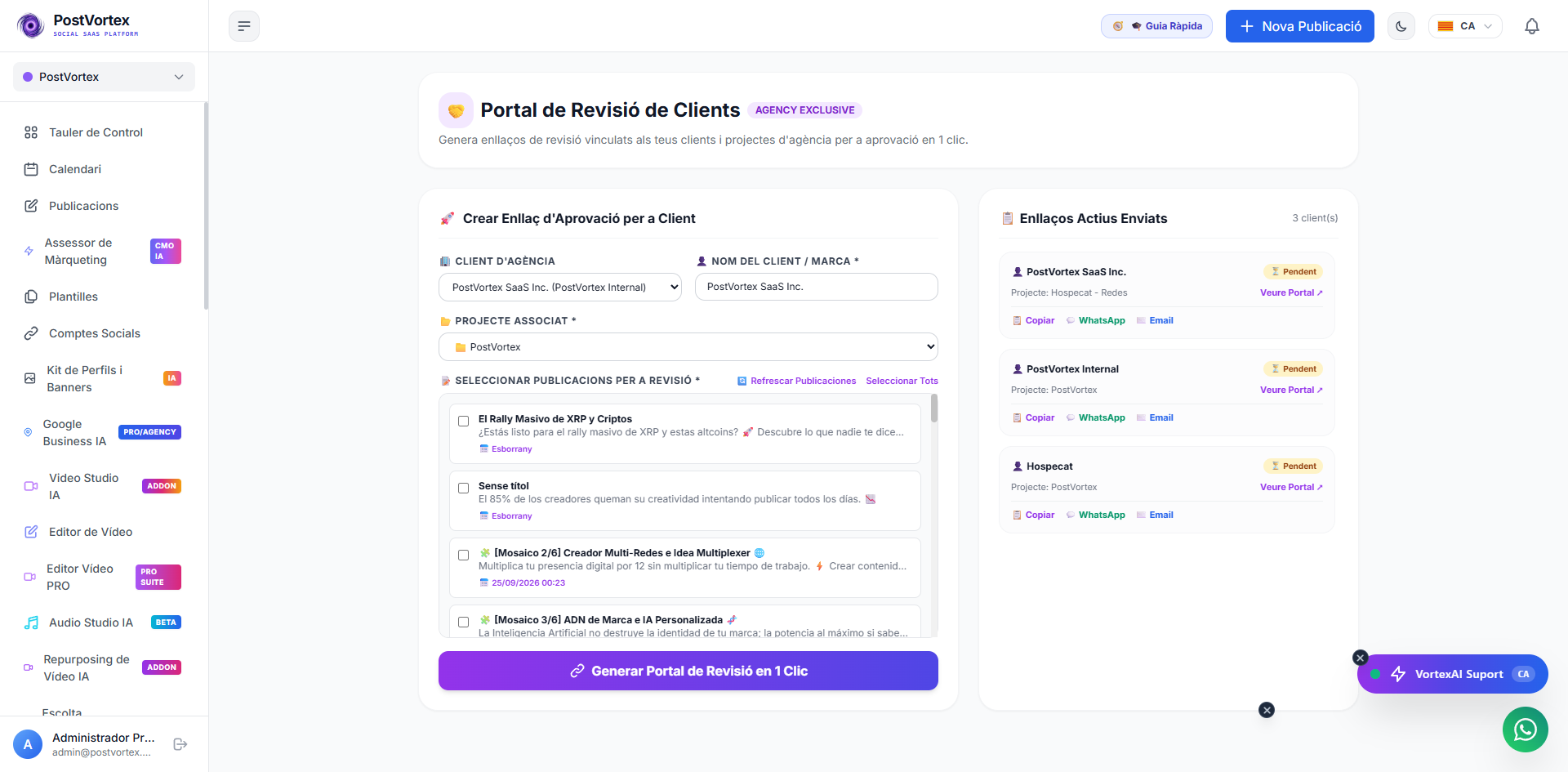 Client Review Portal